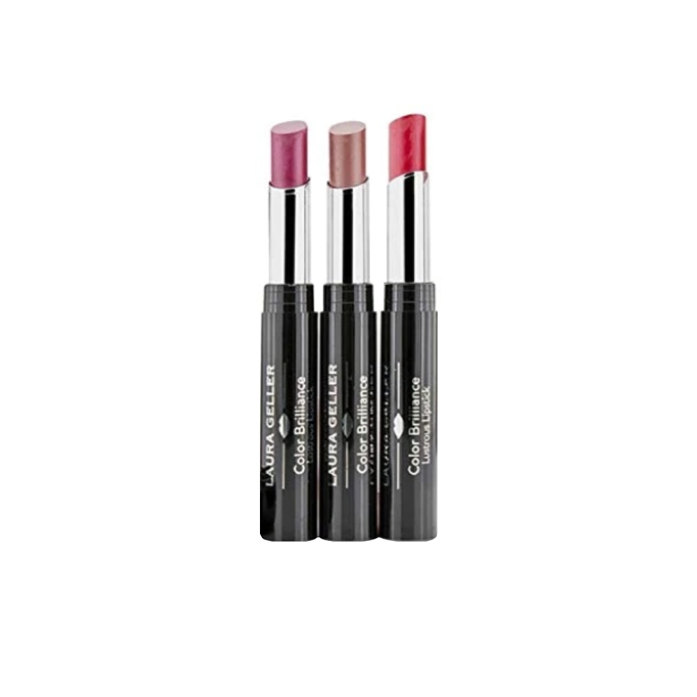 Laura Geller Color Brilliance Lustrous Lipstick Set 3 x 1.8g Lipsticks (This set includes_ 1 x 1.8g