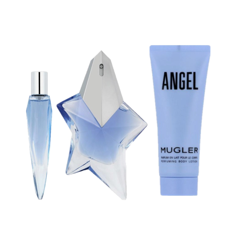 Thierry Mugler Angel Gift Set 50ml EDP Refillable 100ml Body Lotion + 10ml EDP - My Revere Online Store