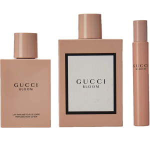 Gucci Bloom Gift Set 100ml EDP + 100ml Body Lotion + 10ml EDP