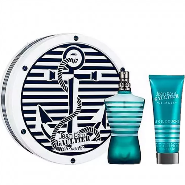 Jean Paul Gaultier Le Male Gift Set 125ml EDT + 75ml All-Over Shower Gel