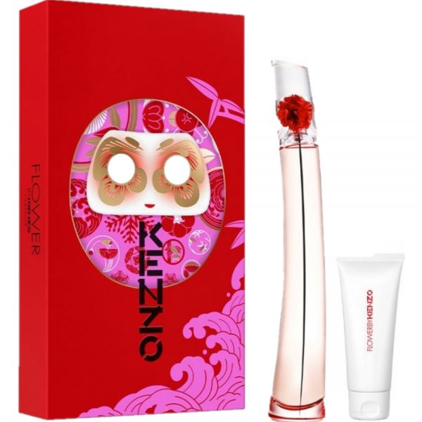 Kenzo Flower by Kenzo L’Absolue Gift Set 100ml EDP + 75ml Body Lotion