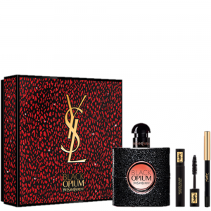 Yves Saint Laurent Black Opium Gift Set 50ml EDP + 2ml Lash Clash Mascara + Pouch