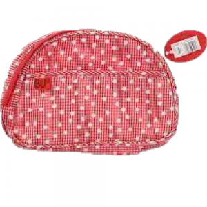 Bags Unlimited Bath Pretty Small Daisy Zip Holdall Bag – Red Medium