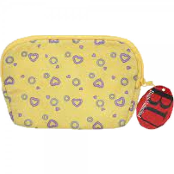 Bags Unlimited Paris Cosmetic Bag With Mirror – Yellow