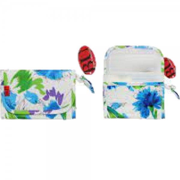 Bags Unlimited Rome Cosmetic Bag With Mirror – Blue