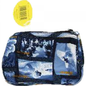Bags Unlimited Shimmer Pouch – Plain Blue
