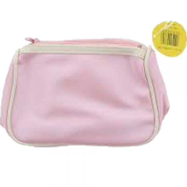 Bags Unlimited Shimmer Small Zip Pouch – Pink Pink